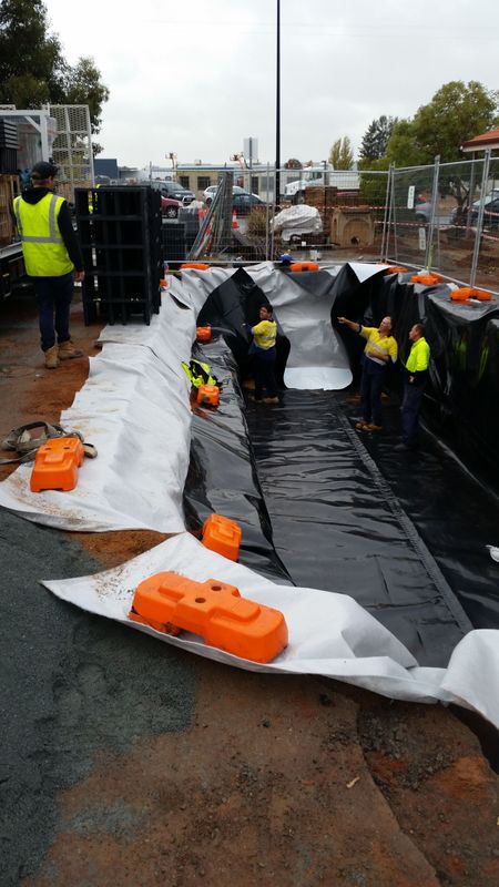 Underground tank installation